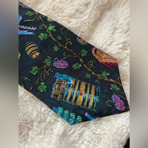 Dice gambling silk tie